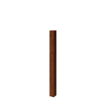 Zaunpfosten aus Cortenstahl 150 cm
