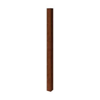 Zaunpfosten aus Cortenstahl 200 cm