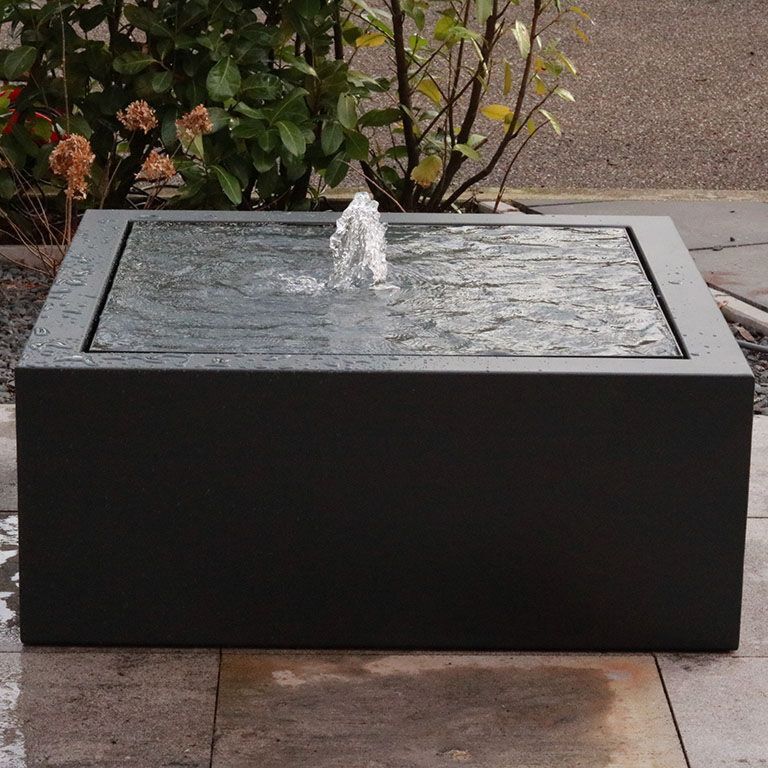 Wassertisch aus Aluminium 100 x 100 x 40 cm