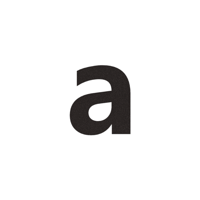 Schwarze Edelstahl-Hausnummer a - 10 cm