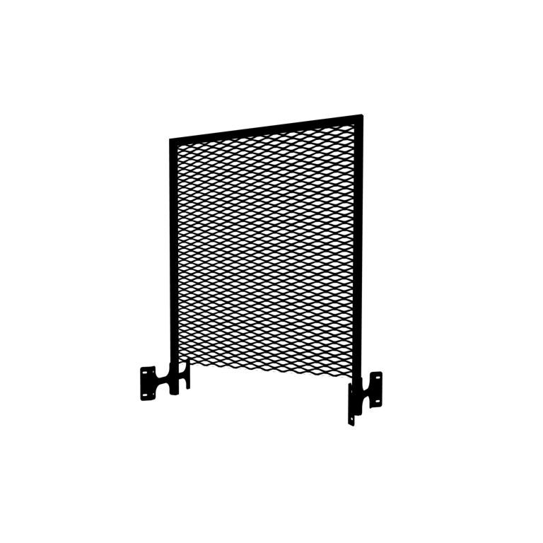 Schwarze Rankgitter für Pflanzkübel 40 x 100 cm
