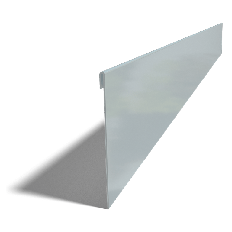 Rasenkante afgeflacht aus verzinktem Stahl 13 cm (Länge 240 cm)