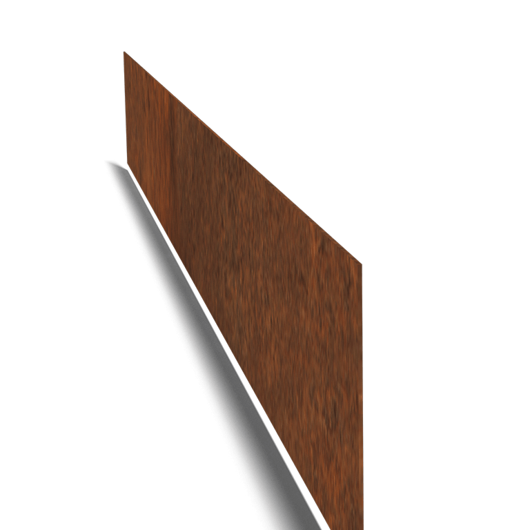 Rasenkante gerade aus Cortenstahl 15 cm (Länge 150 cm)