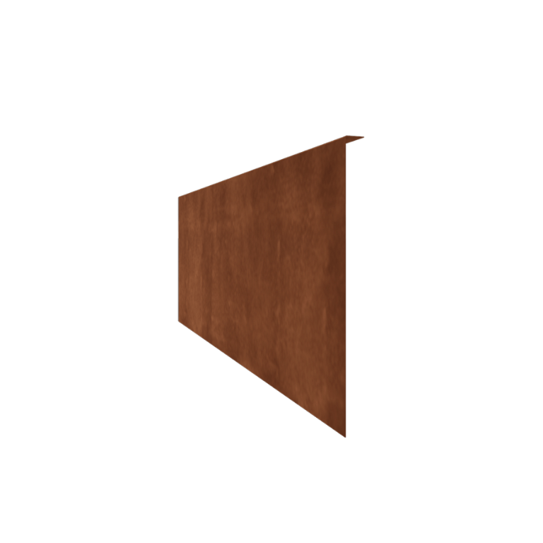 Beeteinfassung gebogen aus Cortenstahl 45 cm (Länge 240 cm)