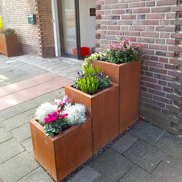 Pflanzkübel aus Cortenstahl Miami special III 60