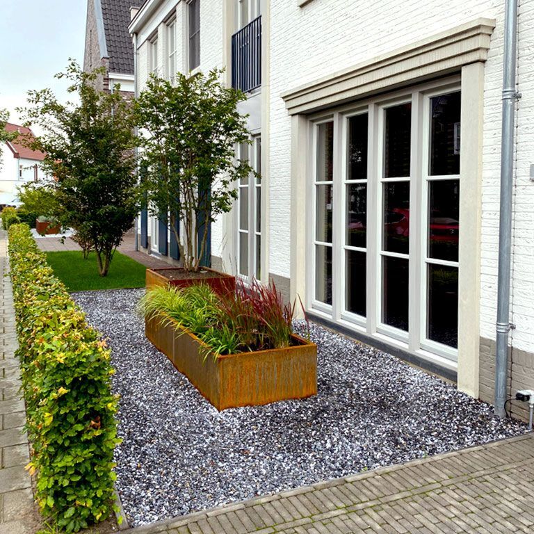 Hochbeet aus Cortenstahl Texas xxl 240 x 80 cm