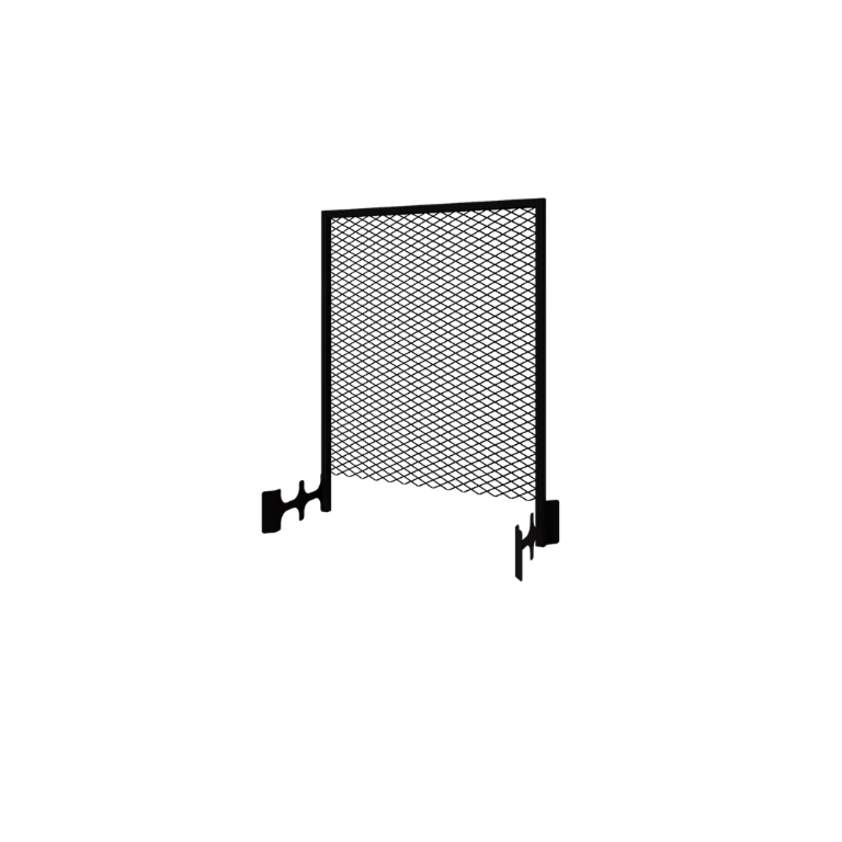 Schwarze Rankgitter für Pflanzkübel 40 x 100 cm