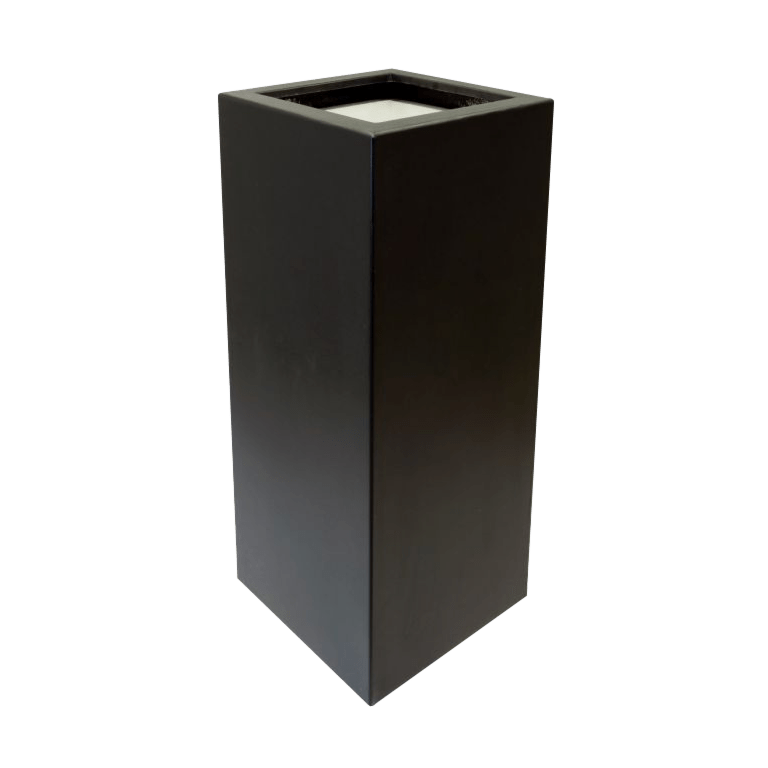 Fiberglas Pflanzkübel - Viereck - 50 x 50 x 120 cm - Mit Boden