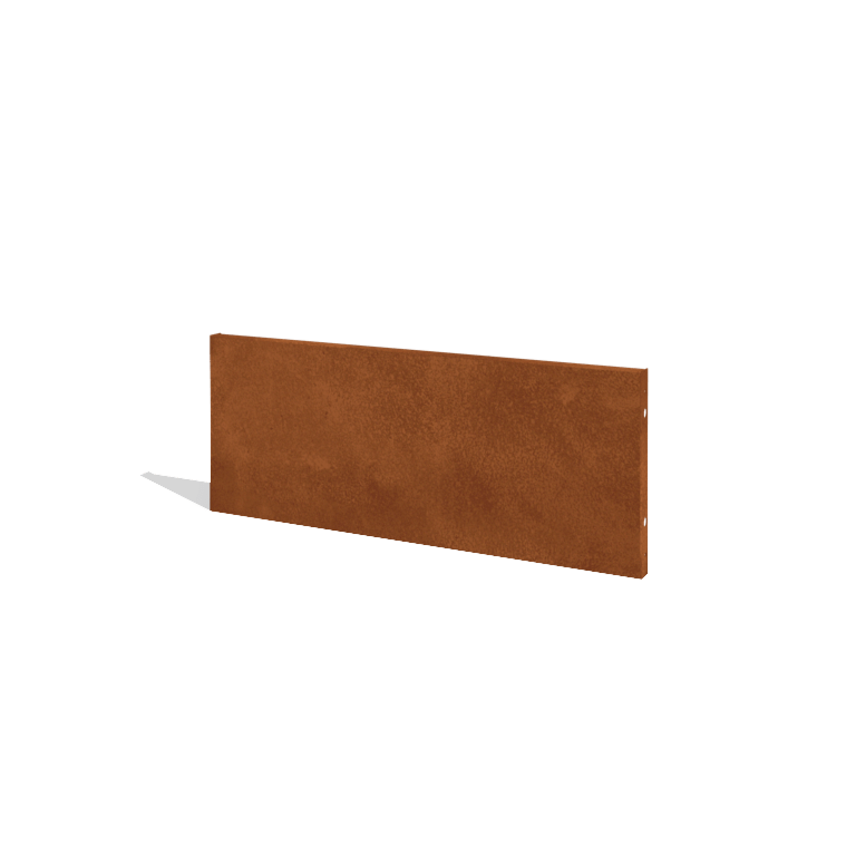Sichtschutzzaun aus Cortenstahl H Paneel 120 x 47,5 cm
