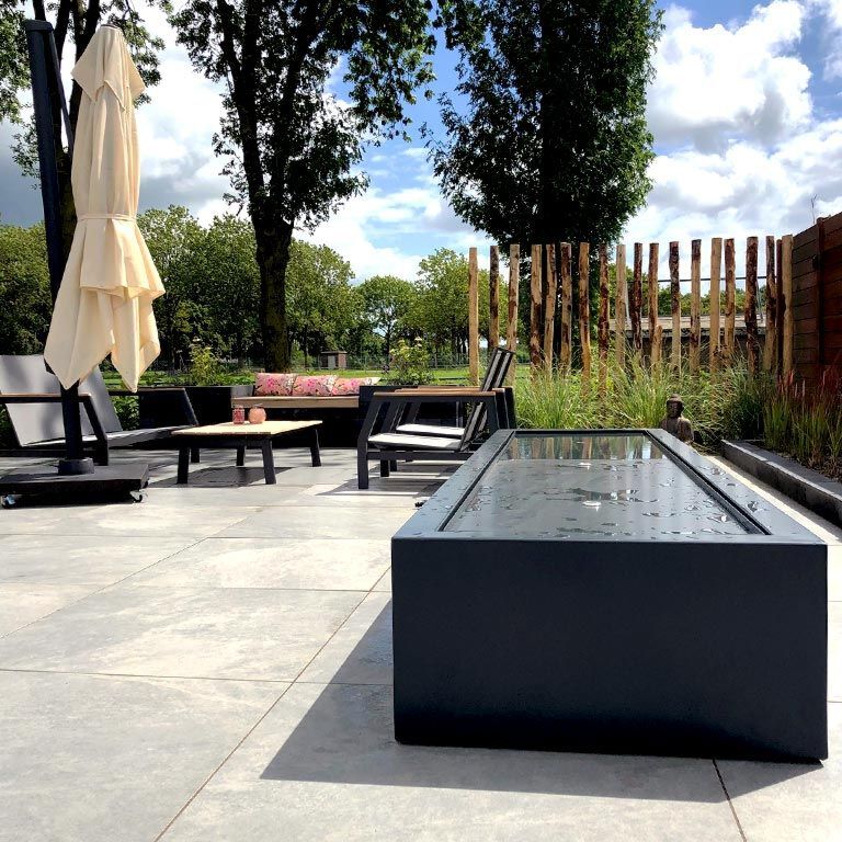 Aluminium-Wassertisch 300 x 80 x 40 cm