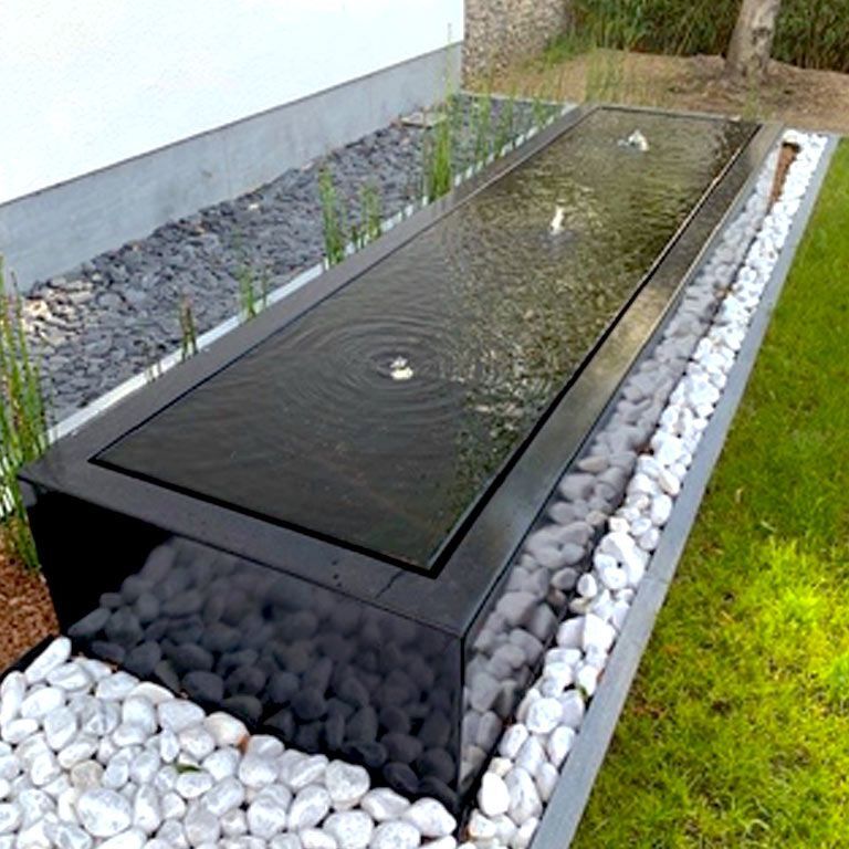 Aluminium-Wassertisch 300 x 80 x 40 cm
