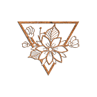 Wanddekoration aus Cortenstahl Flower 1.0