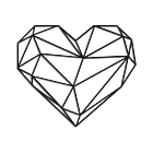 Wanddekoration aus Metall Heart