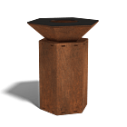 Iron Fire Premium Grill 750 Cortenstahl