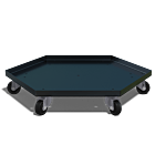 Fahrbares Untergestell für Iron Fire 750/1000