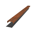 Aufsatzprofil Cortenstahl 50x150x50 (Länge 1500mm)