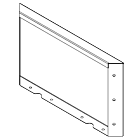 Cortenstahlplatte 300x500mm