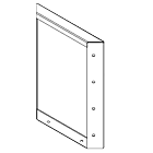 Cortenstahlplatte 400x300mm