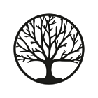 Wanddekoration aus Metall Tree