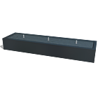 Wassertisch aus Aluminium 3000x800x400