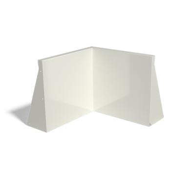 Pulverbeschichteter Stahl Innenecke 50 x 50 cm (Höhe 50 cm)