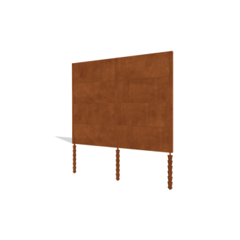 Sichtschutzzaun aus Cortenstahl H4 Komplettsatz 258 cm