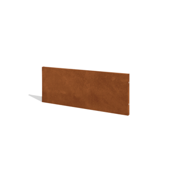 Sichtschutzzaun aus Cortenstahl H Paneel 120 x 47,5 cm