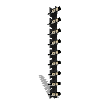 Weinregal aus pulverbeschichtetem Stahl Veneto 186 cm