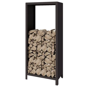 Holzlager aus Stahl - Indiana - 80 x 40 x 180 cm - Andere RAL farbe