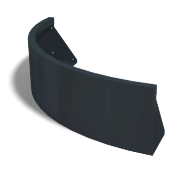 Stützmauern aus Stahl - Außenkurve - 100 x 100 x 30 cm