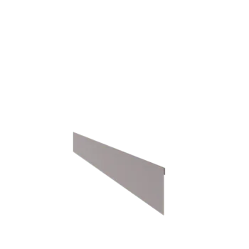 Rasenkante aus verzinktem Stahl - Abgeflacht - Höhe 13 cm - 150 cm