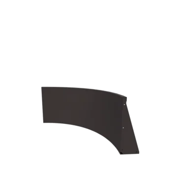 Stützmauer aus Stahl - Innenkurve - 100 x 100 x 60 cm - Andere RAL farbe