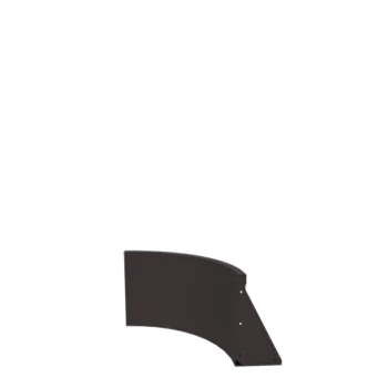 Stützmauer aus Stahl - Innenkurve - 50 x 50 x 40 cm - RAL7016 matte (anthrazitgrau)