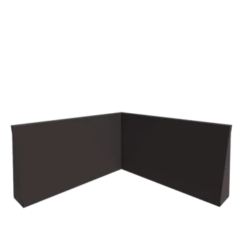 Stützmauer aus Stahl - Innenecke - 100 x 100 x 60 cm - Andere RAL farbe