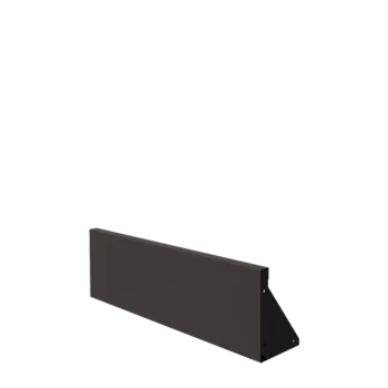 Stützmauer aus Stahl - Gerade - 100 x 30 cm - RAL7016 matte (anthrazitgrau)