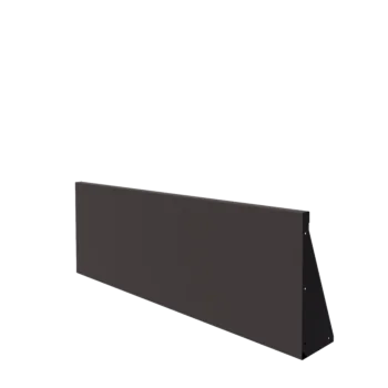 Stützmauer aus Stahl - Gerade - 150 x 50 cm - RAL7016 matte (anthrazitgrau)