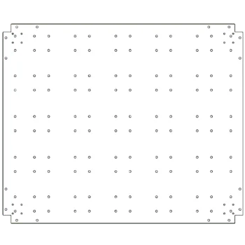 Bodenplatte aus verzinktem Stahl - 100 x 120 cm