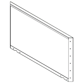 Cortenstahl Pflanzkübel - Paneel - 60 x 100 cm