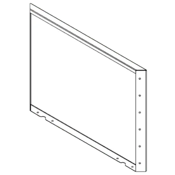 Cortenstahl Pflanzkübel - Paneel - 60 x 80 cm