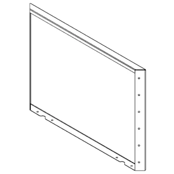 Pflanzkübel aus Stahl - Paneel - 60 x 80 cm - RAL7016 matte (anthrazitgrau)