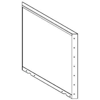 Cortenstahl Pflanzkübel - Paneel - 70 x 70 cm