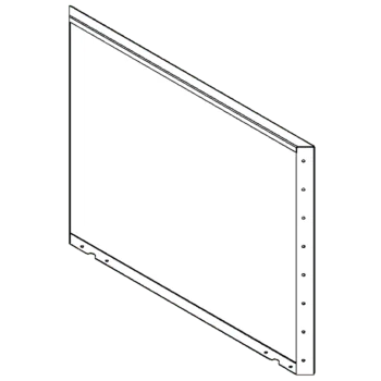 Cortenstahl Pflanzkübel - Paneel - 80 x 100 cm