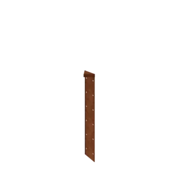 Cortenstahl Pflanzkübel - Eckstück 180° - 60 cm