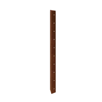 Cortenstahl Pflanzkübel - Eckstück 90° - 100 cm