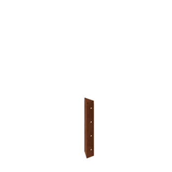 Cortenstahl Pflanzkübel - Eckstück 90° - 40 cm