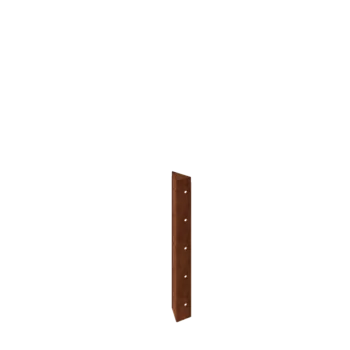 Cortenstahl Pflanzkübel - Eckstück 90° - 50 cm