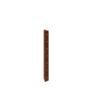 Cortenstahl Pflanzkübel - Eckstück 90° - 70 cm