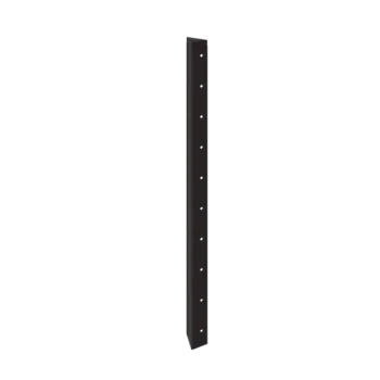 Pflanzkübel aus Stahl - Eckstück 90° - 100 cm - RAL7016 matte (anthrazitgrau)