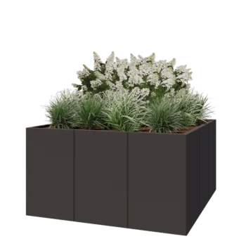 Hochbeet XXL aus Stahl - Viereckig - 150 x 150 x 80 cm - Andere RAL farbe - Ohne Bodenplatte