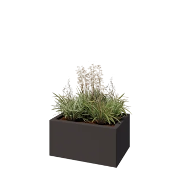 Pflanzkübel aus Stahl - Rechteckig - 60 x 40 x 30 cm - Andere RAL farbe - Ohne Bodenplatte